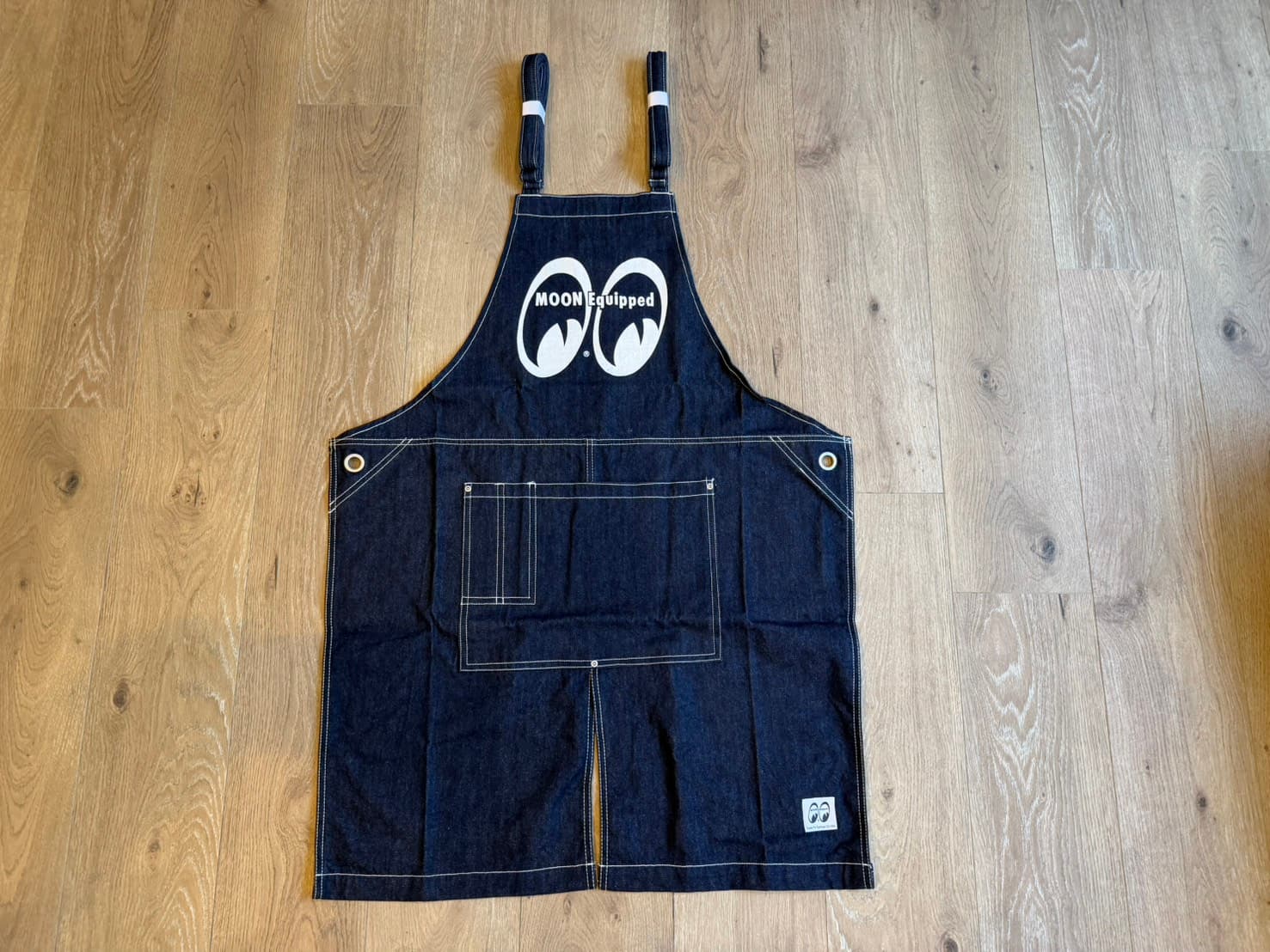 ムーンイクイップド キャンバス エプロン デニム MOON Equipped ムーンアイズ